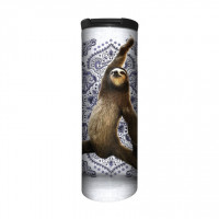 Warrior Sloth Faultier Yoga Thermosbecher